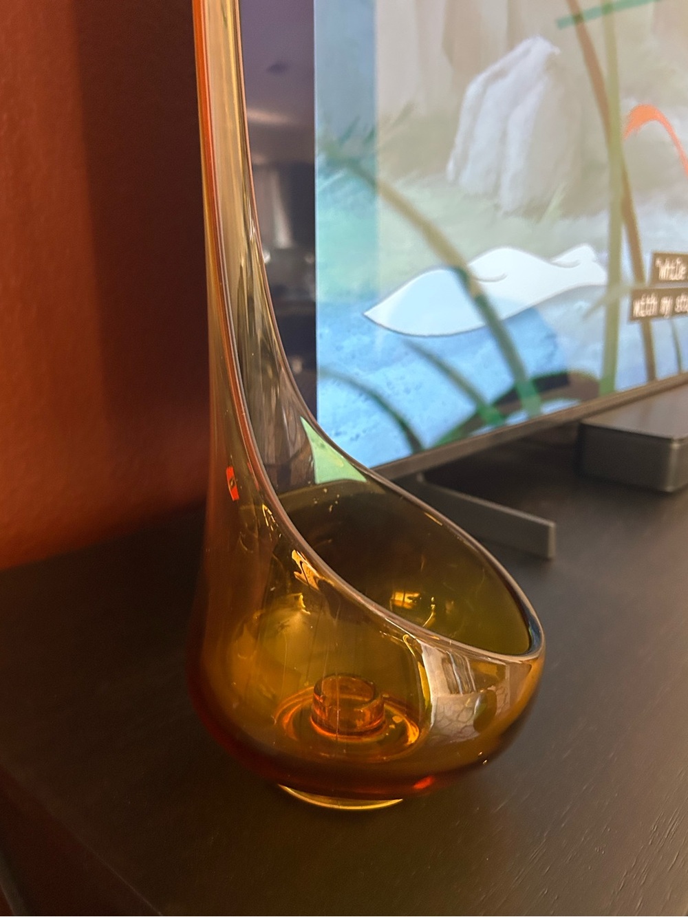 Amber LE smith swung Glass vandal stick holder